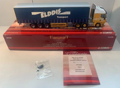 Limited Edition Corgi Elddis Transport Iveco Stralis Curtainside CC15001 - Image 1 of 4