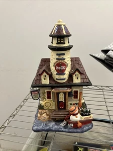 Coca-Cola 2001 Rocky Point Lighthouse Perfect Condition 12.5" Tall - Picture 1 of 5