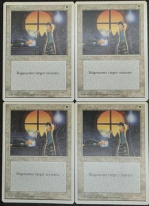 4x Death Ward Magic The Gathering Core Set 4ta Edición Común Regular - Imagen 1 de 2