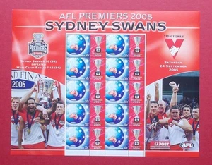 AUSTRALIA - 2005 'AFL PREMIERS - Sydney Swans' Sheetlet MNH [F0054] - Picture 1 of 1
