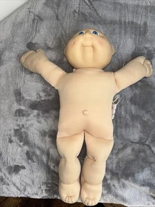 VINTAGE 1982 CABBAGE PATCH KIDS DOLL Glatze mit blauen Augen Nude Xavier Robert LESEN - Bild 1 von 24