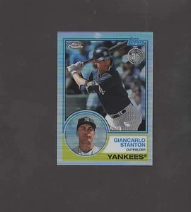 2018 Topps Chrome 1983 Topps Refractors #83T-23 GIANCARLO STANTON - Picture 1 of 2