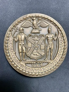 New 1966 Bronze Prospect Park Centennial Celebration Medallion W/ Box - Picture 1 of 6