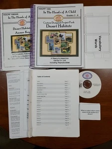 In The Hands Of A Child Project Pack Lapbook Desert Habitats - Picture 1 of 14