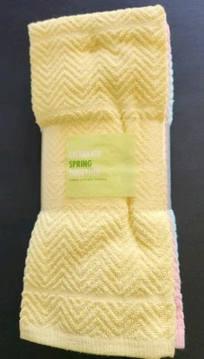 Paquete de 5 toallas de cocina multicolores de algodón Celebrate Spring Together 16,5x26 pulgadas Foto 1 de 4