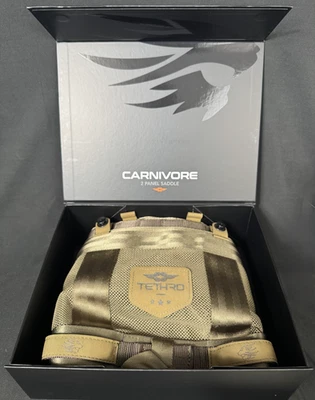 Tethrd Carnivore Two Panel Saddle Size Regular New - Image 1 of 4