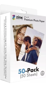 Zink 2 X 3 Premium Photo Paper (50 Pack) Compatible w/Polaroid Snap Snap Touch - Afbeelding 1 van 13