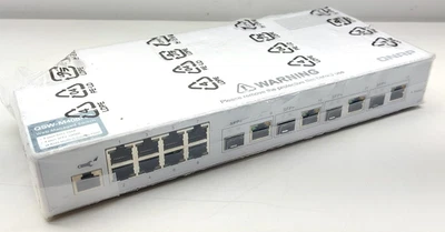 QNAP QSW-M408-4C Web Managed Switch 8-Port RJ45 1Gbe 4-Port SFP+ 10GbE RJ45Combo - Image 1 of 4