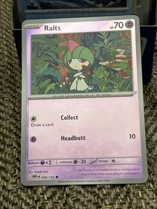 Ralts 058/132 - ME01: Mega Evolution Reverse Holo - Imagen 1 de 1
