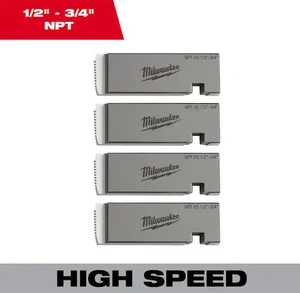 New Milwaukee 48-36-1203 1/2"-3/4" High Speed NPT. High Speed Pipe Threading Die - Picture 1 of 3