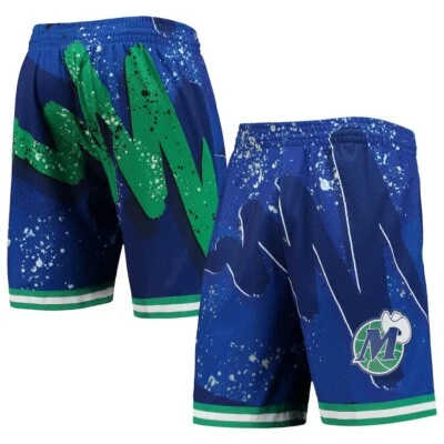DALLAS MAVERICKS Mens Mitchell & Ness Hyper Hoops Swingman 1998-99 Shorts 3XL - Image 1 of 4