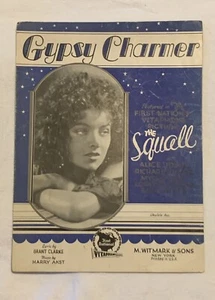 Gypsy Charmer The Squall Original Sheet Music Loretta Young - Picture 1 of 3