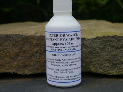STACEY'S MINIATURE MASONRY Stacey's Exterior Grade Water Resistant Miniature Brick & Stone PVA Glue 100ml
