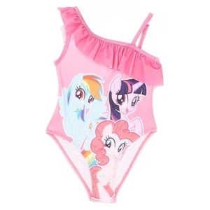 My Little Pony Girls' Swimsuit, Pink Color. Size 4/5 Years. - Picture 1 of 2