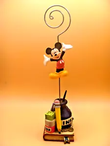 Disney Mickey Mouse Note/Picture Holder 7" - Picture 1 of 7