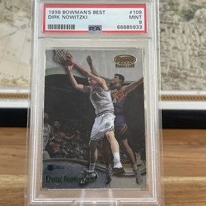 1998 Bowman’s Best Dirk Nowitzki Rookie Card #109 PSA9 - Picture 1 of 4