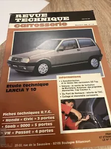 Revue technique Carrosserie LANCIA AUTOBIANCHI Y10 Y 10 1100 1300 - Picture 1 of 12