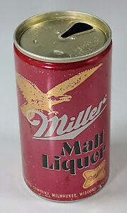 Vintage Miller Malt Liquor Beer 12oz Can Aluminum Milwaukee WI Azusa CA Ft Worth