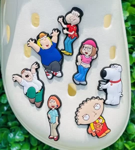 FAMILY GUY - 20pc Shoe Charms - fits crocs - Peter Lois Meg - FREE SHIPPING - Picture 1 of 1
