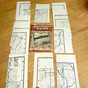 1950s COLORADO SPORTSMEN'S GUIDE Detailed Maps - 24 Maps + Great Advertisements - Picture 1 of 17