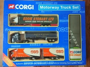 Corgi 60020 Motorway Truck Set 3 Trucks & Playmat NEW - Picture 1 of 5