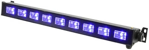 Barra LED QTX Ultravioleta UV BAR UVB-9 9 x 3W Efecto Luz Negra DJ Disco - Imagen 1 de 4