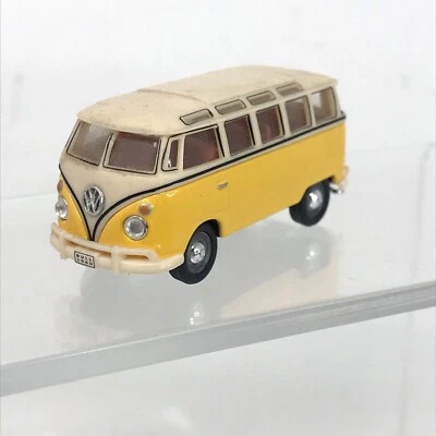 EUC Hongwell Cararama VW Volkswagen Yellow Bus Multi Window COMB1 Bull 1960 - Image 1 of 4