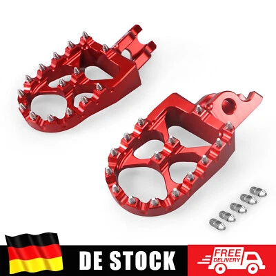 NICECNC MX Breite Fußrasten Fußstütze Pedale Für Honda CR CRF 125R 250R CRF450R - Bild 1 von 4