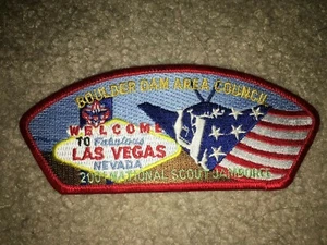 Boy Scout Boulder Dam Area Nevada Las Vegas RED Council JSP 2001 Jamboree Patch - Afbeelding 1 van 1