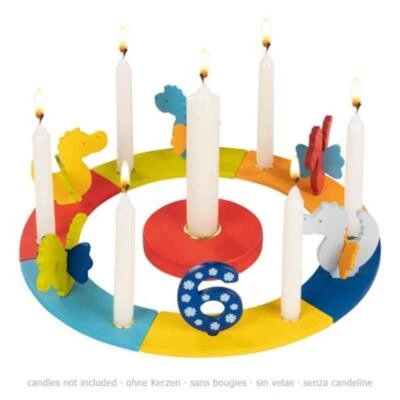 goki Geburtstagskranz Drachen mit Zahlen 1-10 Kindergeburtstagsdeko 60849 - Bild 1 von 3