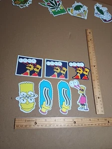 Die Simpsons Aufkleber Menge verlängert schockierte gewellte Augen Erwachsene Humor Skateboard Telefon - Bild 1 von 9