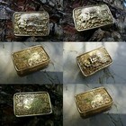 ANTIQUE  18 KARAT SOLID GOLD SNUFF BOX, TRINKET BOX, 28.2 GRAMS