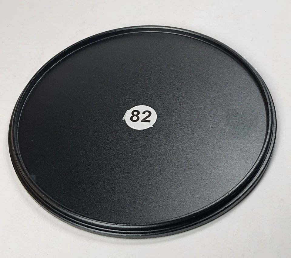 82mm Metal Front Lens Cap Screw-in 82 mm High Quality E-82 Very Well made Black - Image 1 of 4