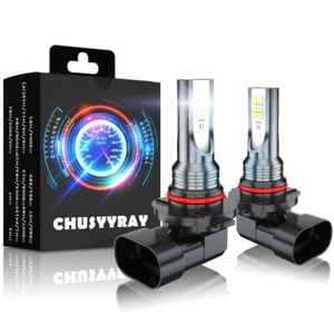 Super Bright 2x 9145 9140 H10 LED Fog Lights Bulbs for Toyota RAV4 2001 - 2005 - Picture 1 of 10