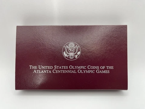 1995 S Atlanta Olympics Baseball Proof Commemorative Half Dollar COA US Coin Cover
