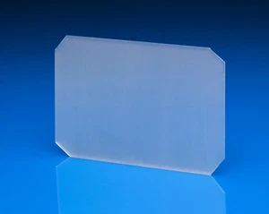 8"x10" NEW,Ground Glass,corners clipped corners, expedited shipping - Picture 1 of 1