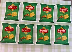 Paquete de resina plana acrílico X 8 cultura pop Australia Food chips - Imagen 1 de 1