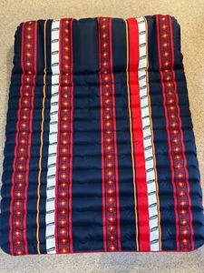 Vintage Coleman Air Bed Mattress 72” X 60” Inflated Red White Blue Yellow Rare - Picture 1 of 3