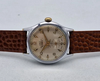 RELOJ PARA HOMBRE ORIS VINTAGE ESFERA PLATEADA CUERDA MANUAL Foto 1 de 4