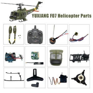 YUXIANG F07 Helicopter Fuselage Main Blade Grip Landing Gear Screw Servo Parts - Picture 1 of 29