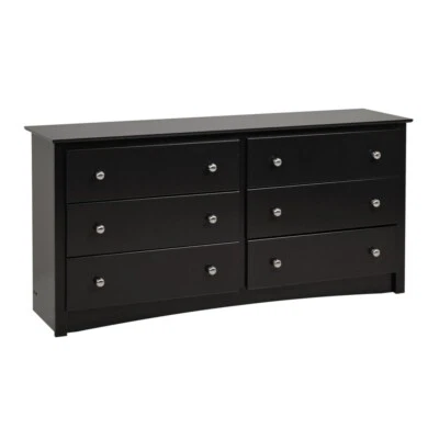 Black Sonoma 6 Drawer Dresser - Image 1 of 4
