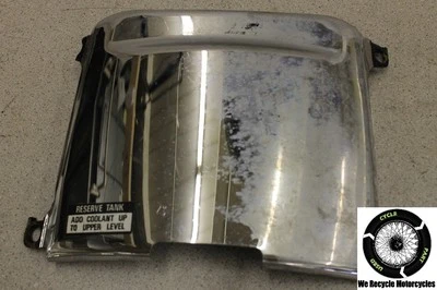 1987 HONDA VT 700 SHADOW WATER COOLANT RESERVOIR TANK SIDE COVER OEM VT700 87 - Изображение 1 из 4