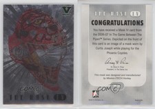 2006-07 ITG Between the Pipes Mask IV Silver Vault /5 Curtis Joseph #M-26