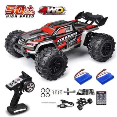 HOT 1:16 75KM/H or 50KM/H 4WD RC Car Remote Control Cars High Speed Drift Truck - Image 1 of 4