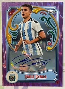 2023 Topps Argentina Fileteado AUTO DYBALA 04/15 - Picture 1 of 2