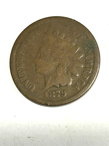 1879 - Indian Head Penny kleine Cent Münze - Bild 1 von 2