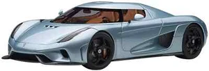 AUTOart 1/18 Koenigsegg Regera Horizon Metallic Light Blue 79028 - Picture 1 of 6