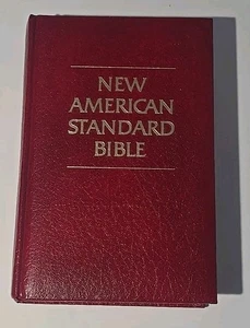 New American Standard Bible NASB Red Leatherette Reference Edition 1973 Moody  - Picture 1 of 12