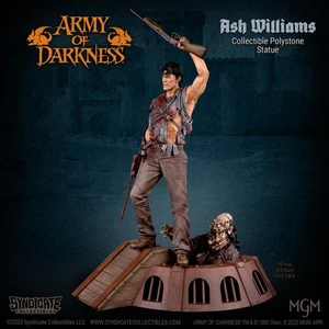 Estatua de Polystone Premium 1:10 de Ash Williams del Ejército de las Tinieblas | Exclusiva de Apex - Imagen 1 de 8