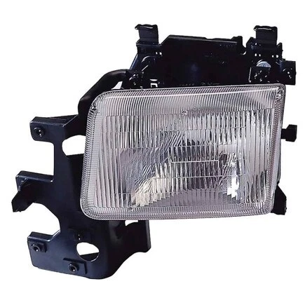 Depo 333-1136R-AS Headlight, Rh, Chrome Housing, Clear Lens - Image 1 of 4